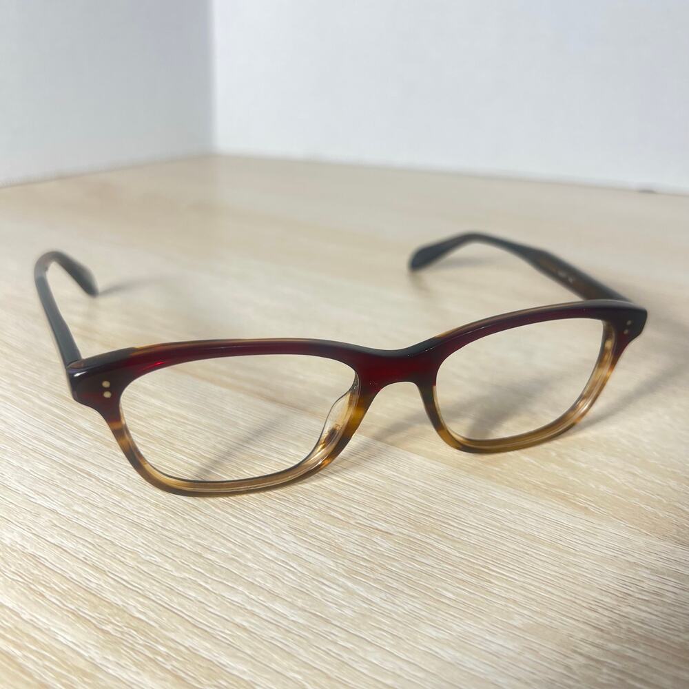 Oliver Peoples OV5224 1224 Ashton Red Brown Eyeglasses 50-17-140 Frames Only